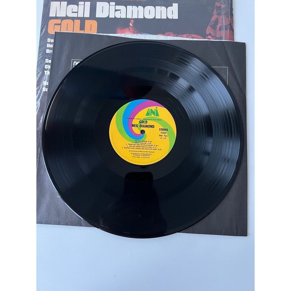 Neil Diamond Gold / Hot August Night / Brother Love's Traveling Salvation LP VG - Picture 11 of 13